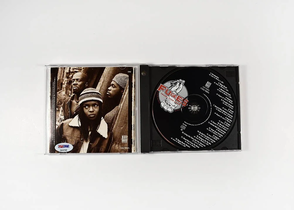 Fugees Hill Wyclef Michael Autographed Signed CD Certified Authentic PSA/DNA COA, image 2