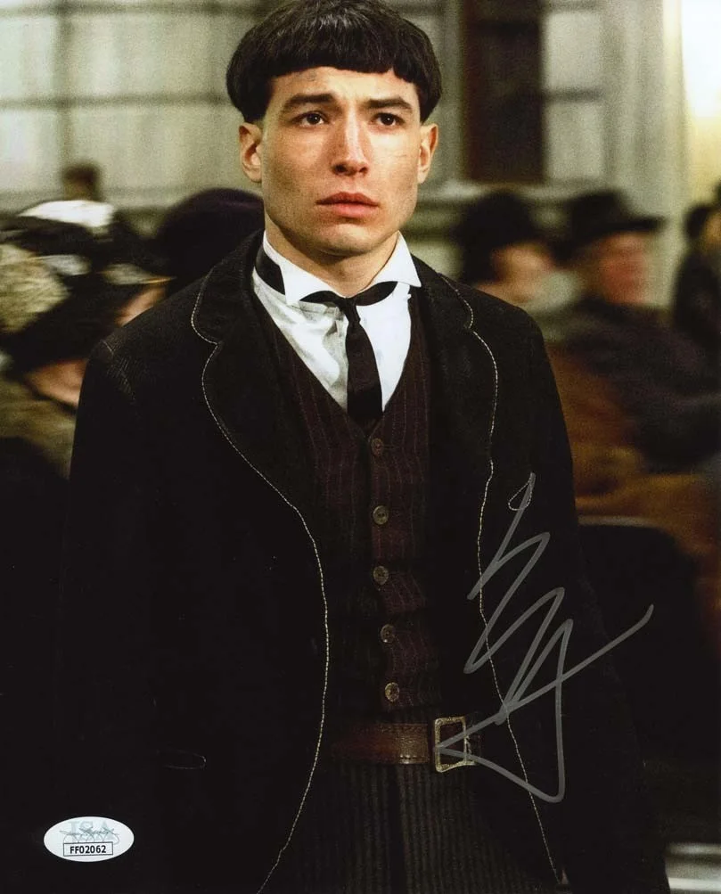 Ezra Miller — Ezra Miller Fantastic Beasts Autographed Signed 8x10 Photo Authentic JSA COA