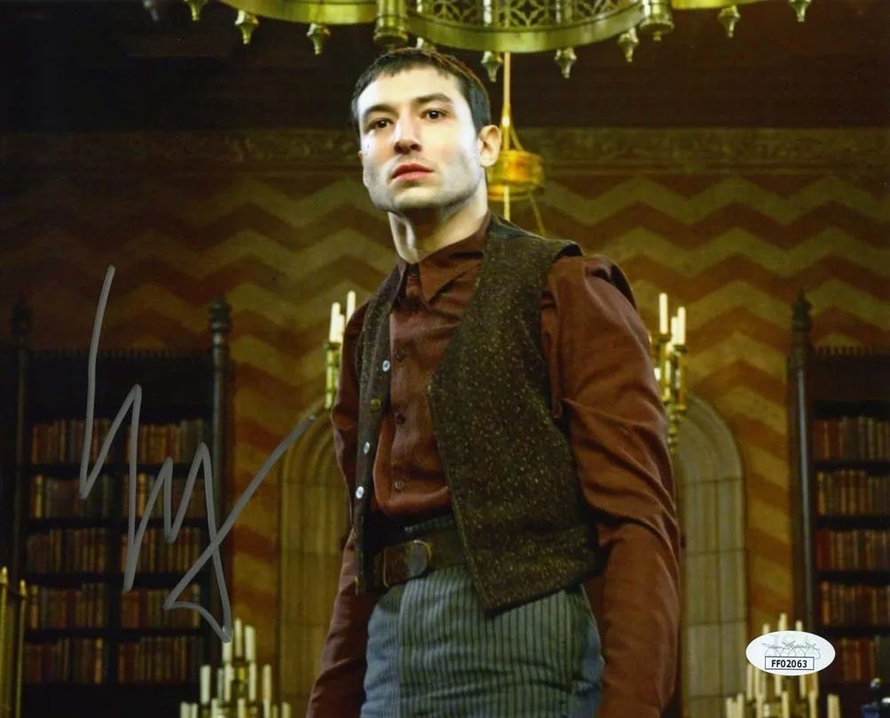 Ezra Miller — Ezra Miller Fantastic Beasts Autographed Signed 8x10 Photo Authentic JSA COA