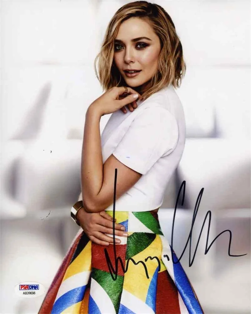 elizabeth olsen — Elizabeth Olsen Autographed Signed 8x10 Photo Certified Authentic PSA/DNA COA