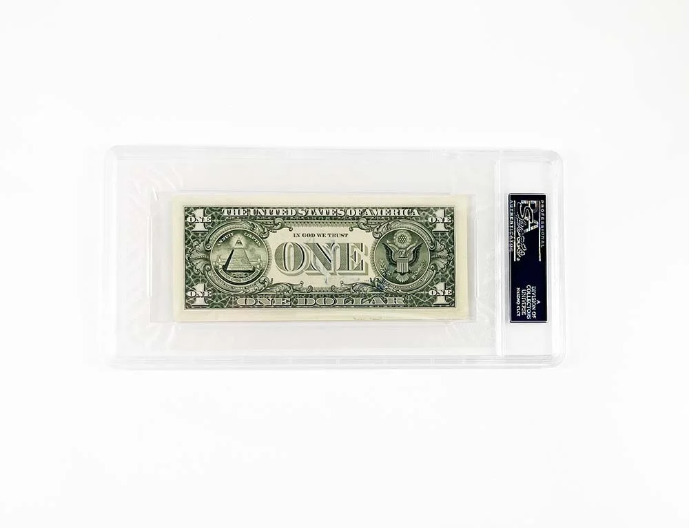 Elizabeth Olsen — Elizabeth Olsen Autographed Signed Dollar Bill Certified Authentic PSA/DNA COA, изображение 2