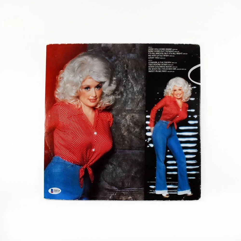 Dolly Parton Autographed Signed Album LP Record Certified Authentic BAS COA, image 2