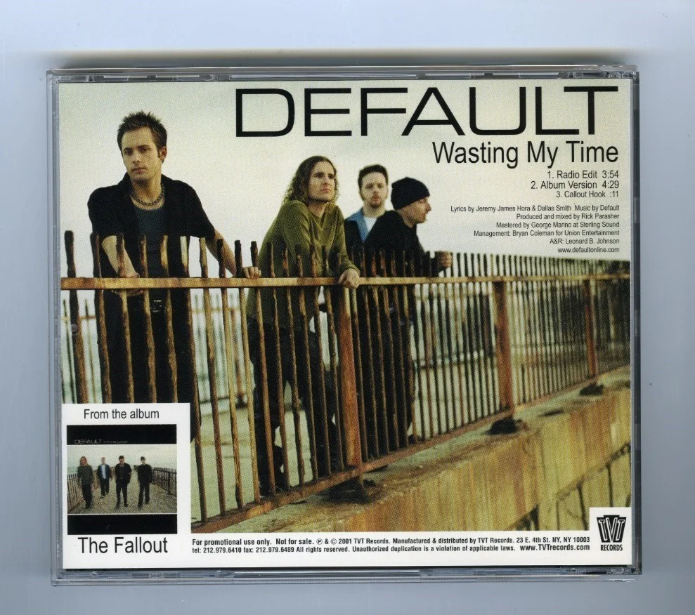 Default Wasting My Time Single Autographed Signed CD Beckett Authentic BAS COA, image 2