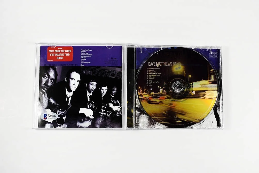 Dave Matthews Before These Crowded Streets Autographed Signed CD BAS COA, image 2