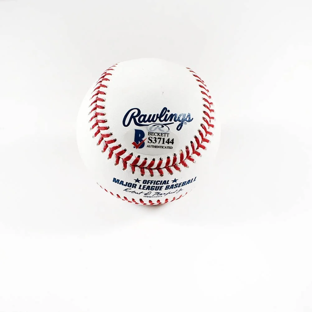 Dave Grohl Nirvana Foo Fighters Autographed Signed MLB Baseball Beckett BAS COA, image 2