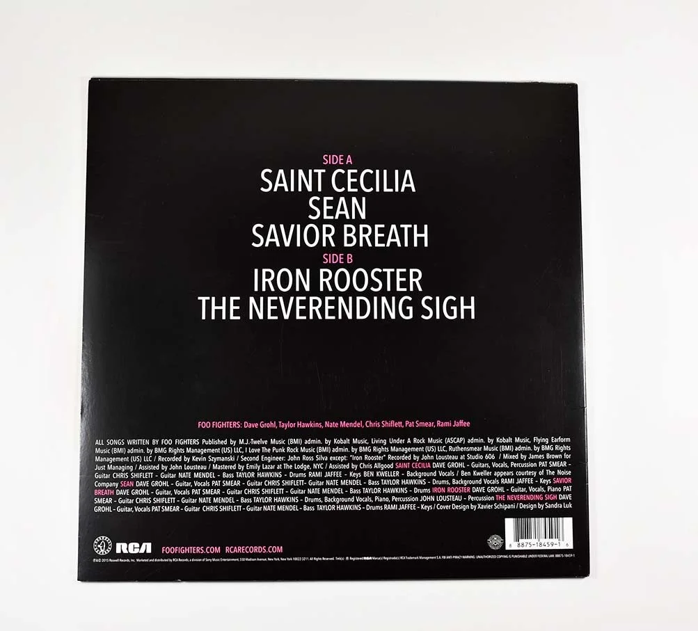 Dave Grohl Foo Fighters Autographed Signed Album LP Record Beckett BAS COA, image 2