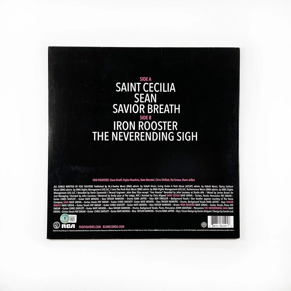 Dave Grohl Foo Fighters Autographed Signed Album LP Record Beckett BAS COA, image 2