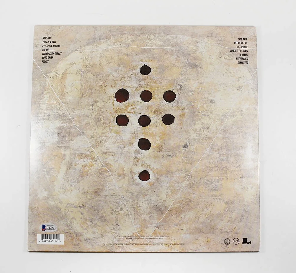 Dave Grohl Foo Fighters Autographed Signed Album LP Record Beckett BAS COA, image 2