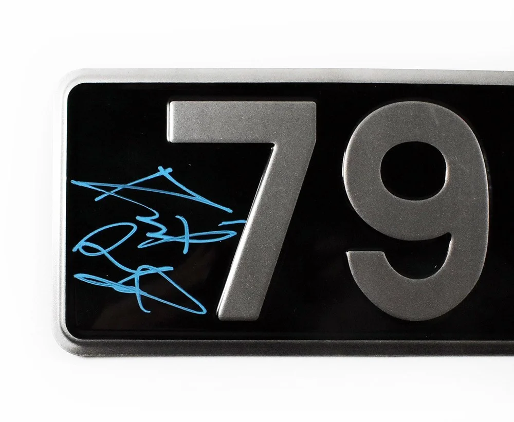 daniel radcliffe — Daniel Radcliffe Harry Potter License Plate Autographed Signed Authentic BAS COA, image 2