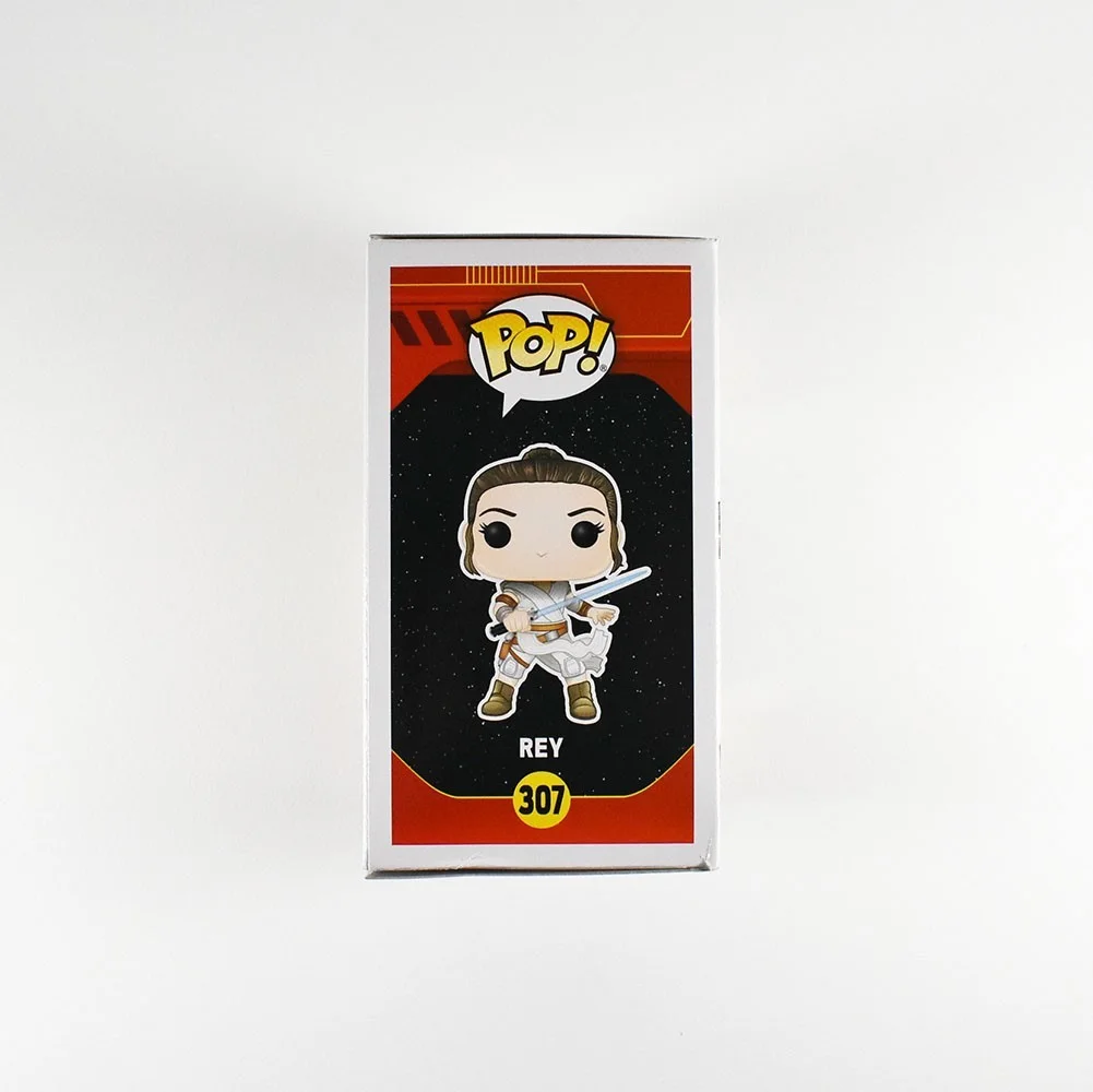 Daisy Ridley — Daisy Ridley Star Wars Rey 307 Autographed Signed Funko Pop Authentic BAS COA, image 4