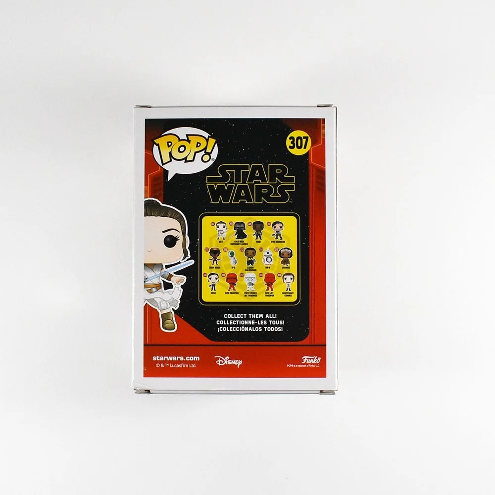 Daisy Ridley — Daisy Ridley Star Wars Rey 307 Autographed Signed Funko Pop Authentic BAS COA, image 5