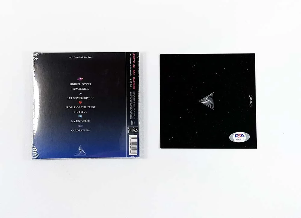 Coldplay Autographed Signed CD Cover Certified Authentic PSA/DNA COA, image 2