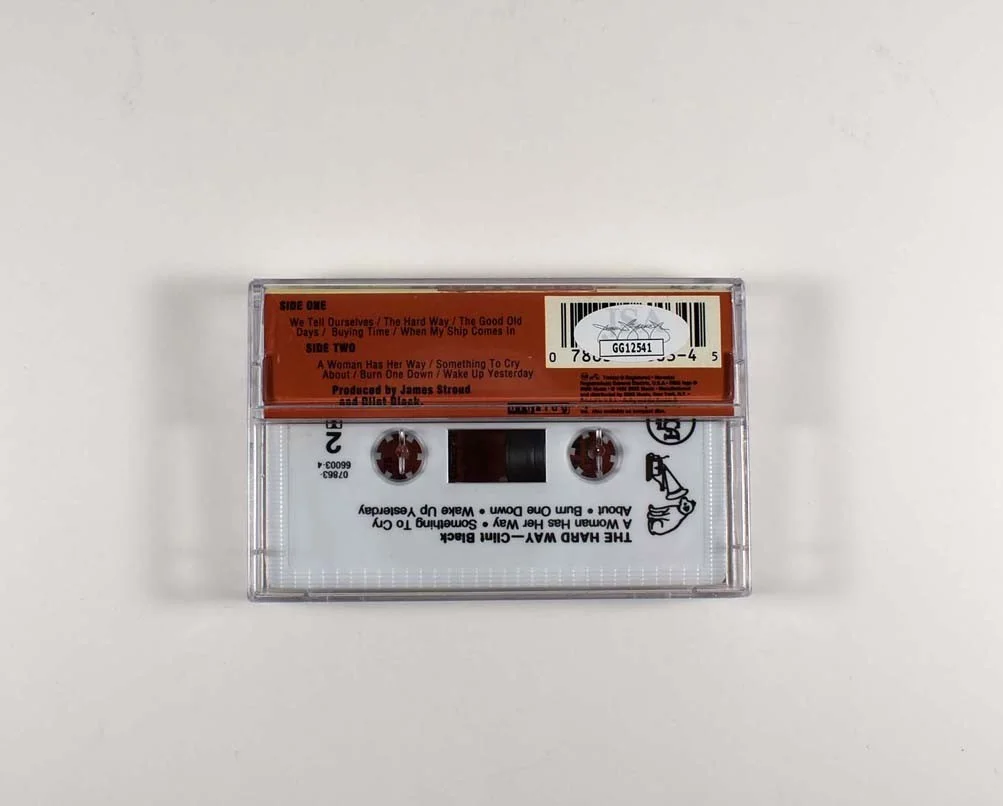 Clint Black The Hard Way Autographed Signed Cassette Tape Authentic JSA COA, image 2