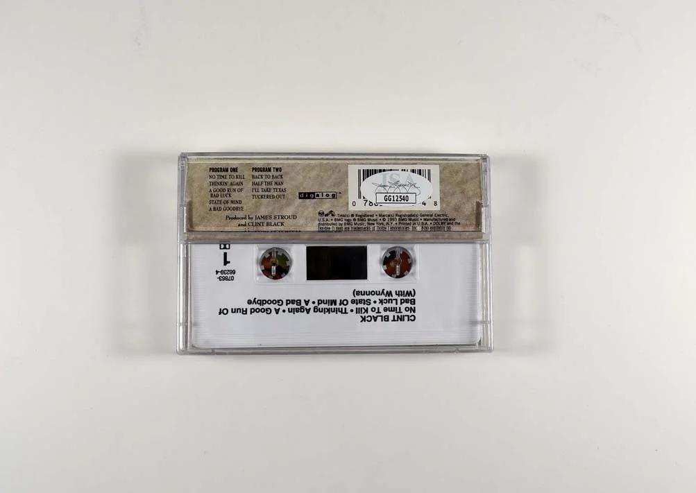 Clint Black No Time To Kill Autographed Signed Cassette Tape Authentic JSA COA, image 2
