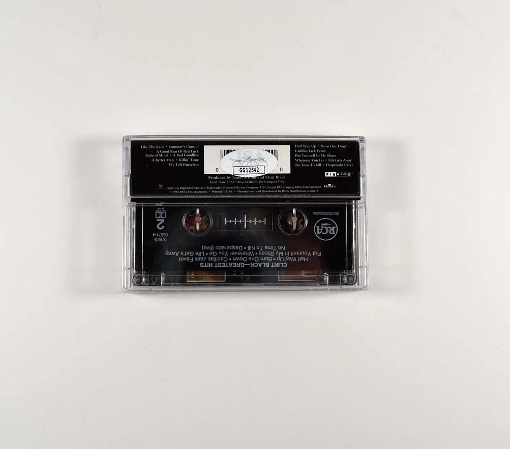 Clint Black Greatest Hits Autographed Signed Cassette Tape Authentic JSA COA, image 2