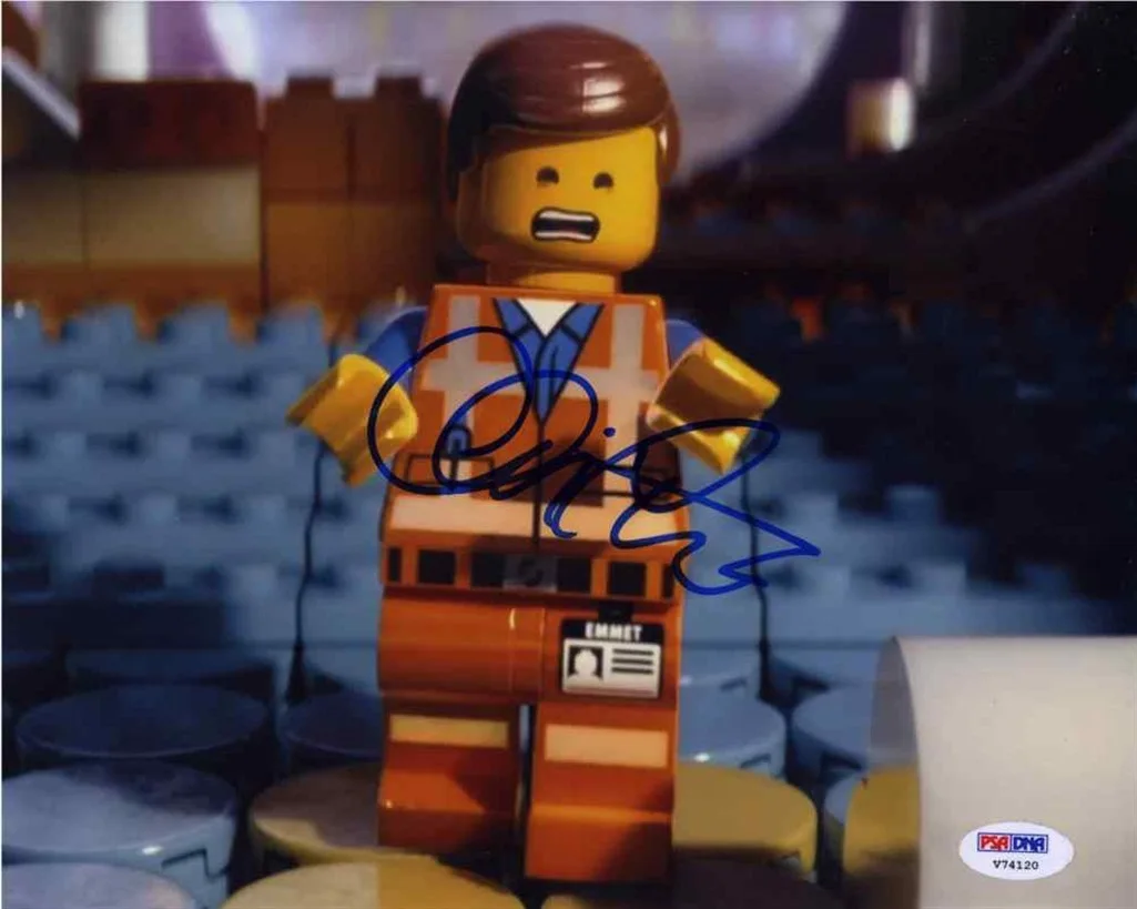 chris pratt — Chris Pratt Lego Movie Autographed Signed 8x10 Photo Authentic PSA/DNA COA