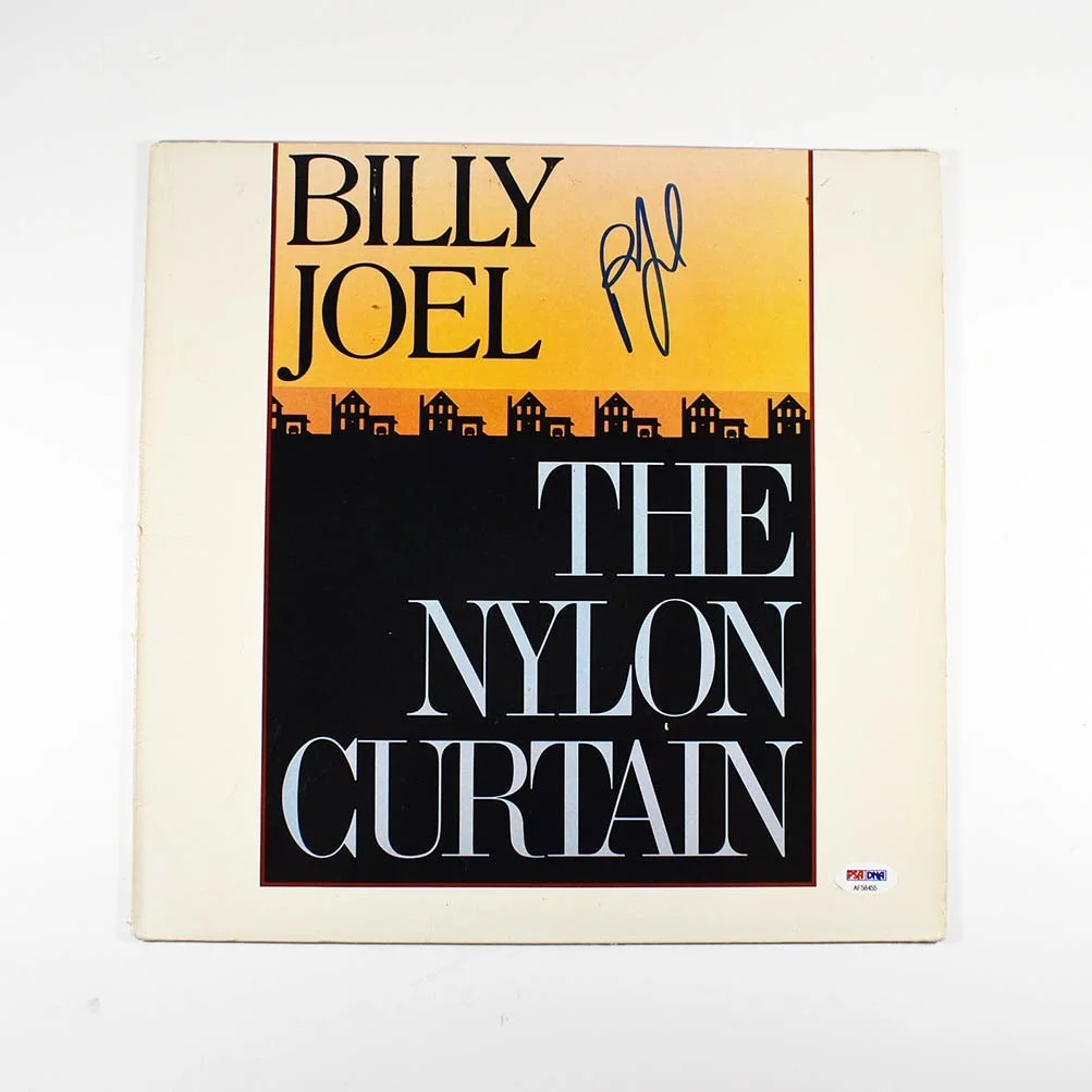 Billy Joel The Nylon Curtain Autographed Signed Album LP Record PSA/DNA COA, image 3