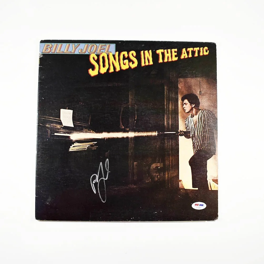 Billy Joel Songs in the Attic Autographed Signed Album LP Record PSA/DNA COA, image 3