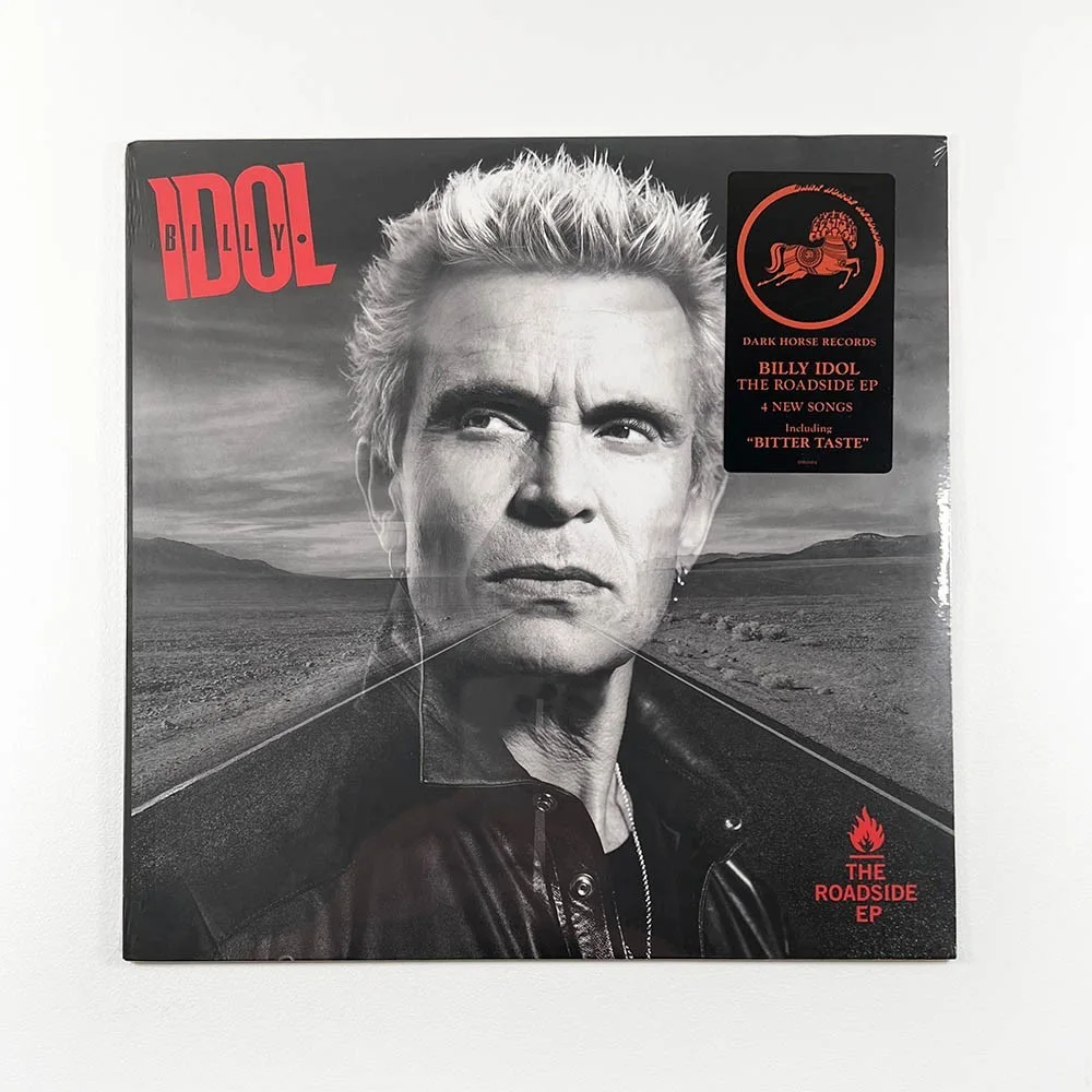 Billy Idol Roadside' Autographed Signed Album LP Record Authentic BAS COA, image 3