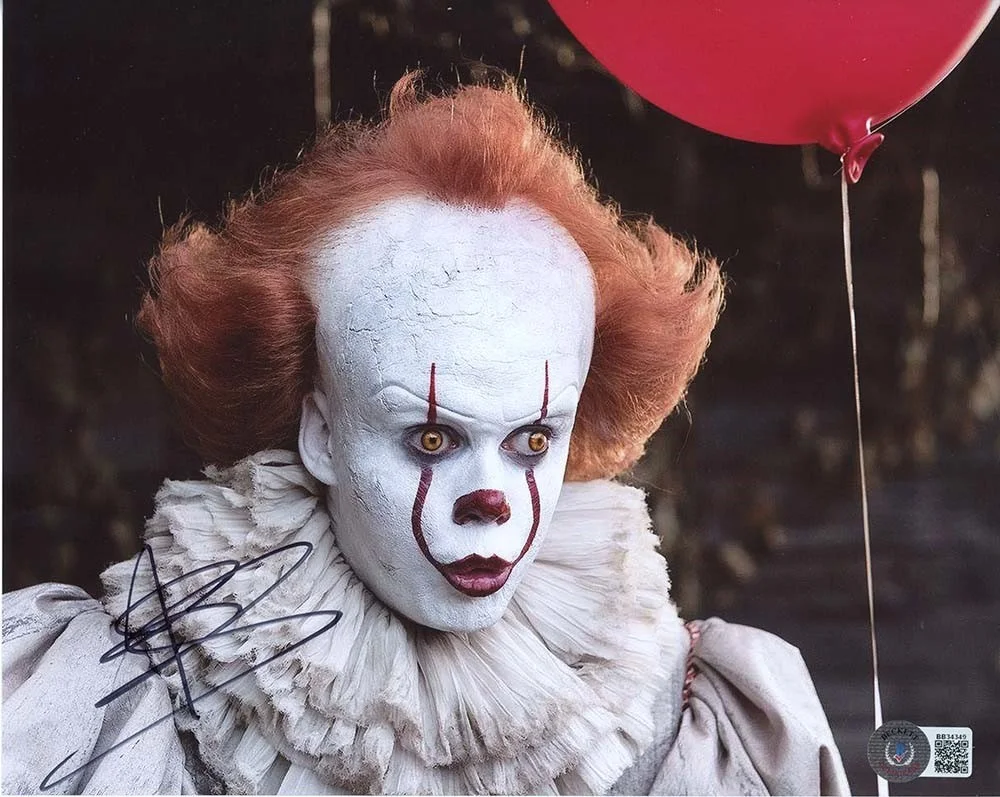 Bill Skarsgard — Bill Skarsgard IT Pennywise Autographed Signed 8x10 Photo Authentic BAS COA
