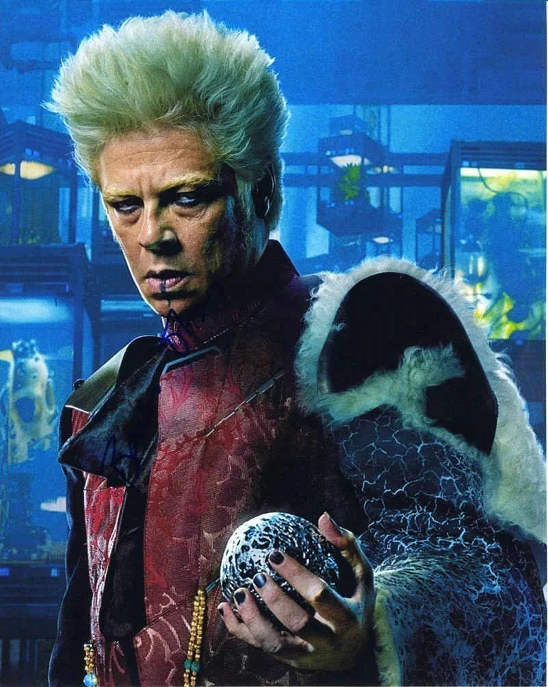 Benicio del Toro — Benicio del Toro Guardians Galaxy Autographed Signed 8x10 Photo Beckett BAS COA