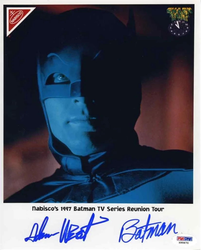 Adam West, Burt Ward — Batman Adam West and Burt Ward Nabisco Autographed Signed 8x10 Photo PSA/DNA COA, изображение 2