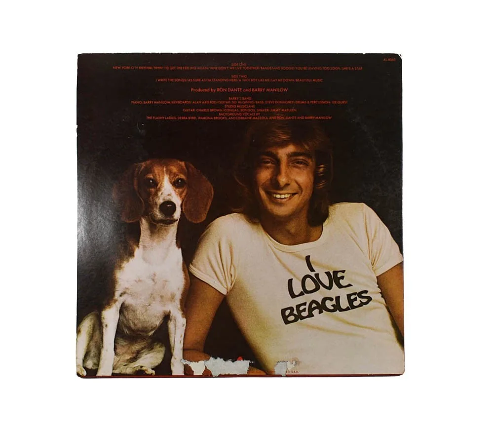 Barry Manilow Autographed Signed Album LP Record Authentic Beckett BAS COA, image 2