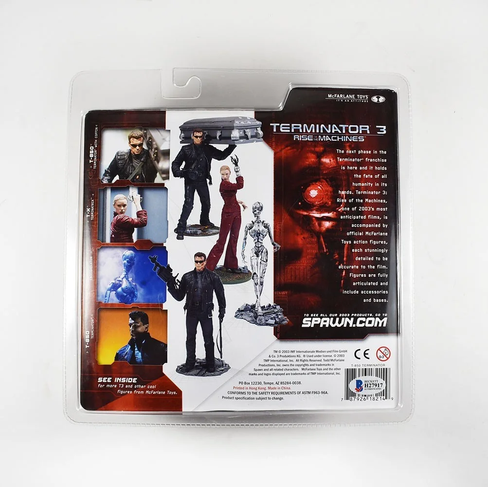 Arnold Schwarzenegger — Arnold Schwarzenegger Terminator Autographed Signed Action Figure BAS COA, image 2