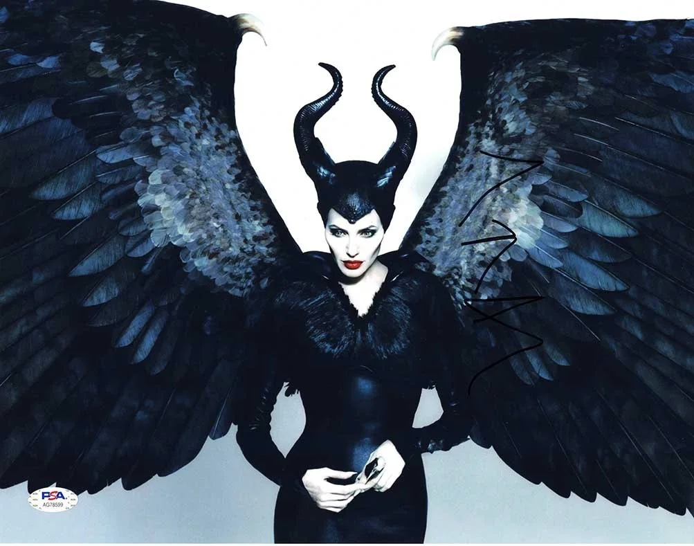 Angelina Jolie — Angelina Jolie Maleficent Autographed Signed 11x14 Photo Authentic PSA/DNA COA