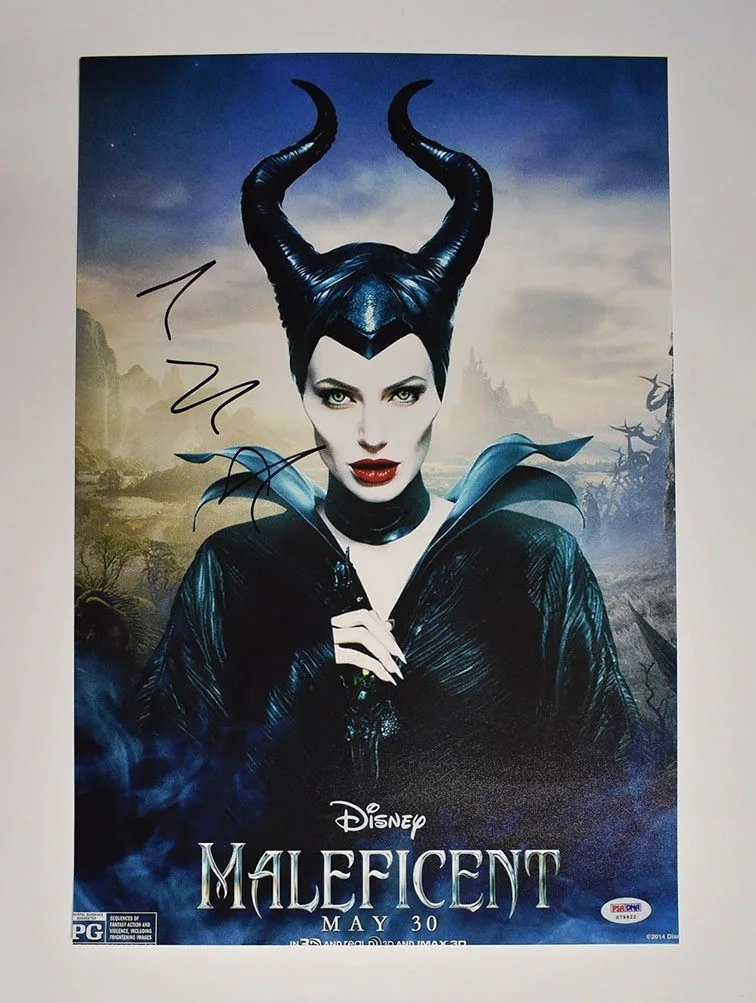 angelina jolie — Angelina Jolie Maleficent Autographed Signed 12x18 Photo Authentic PSA/DNA COA