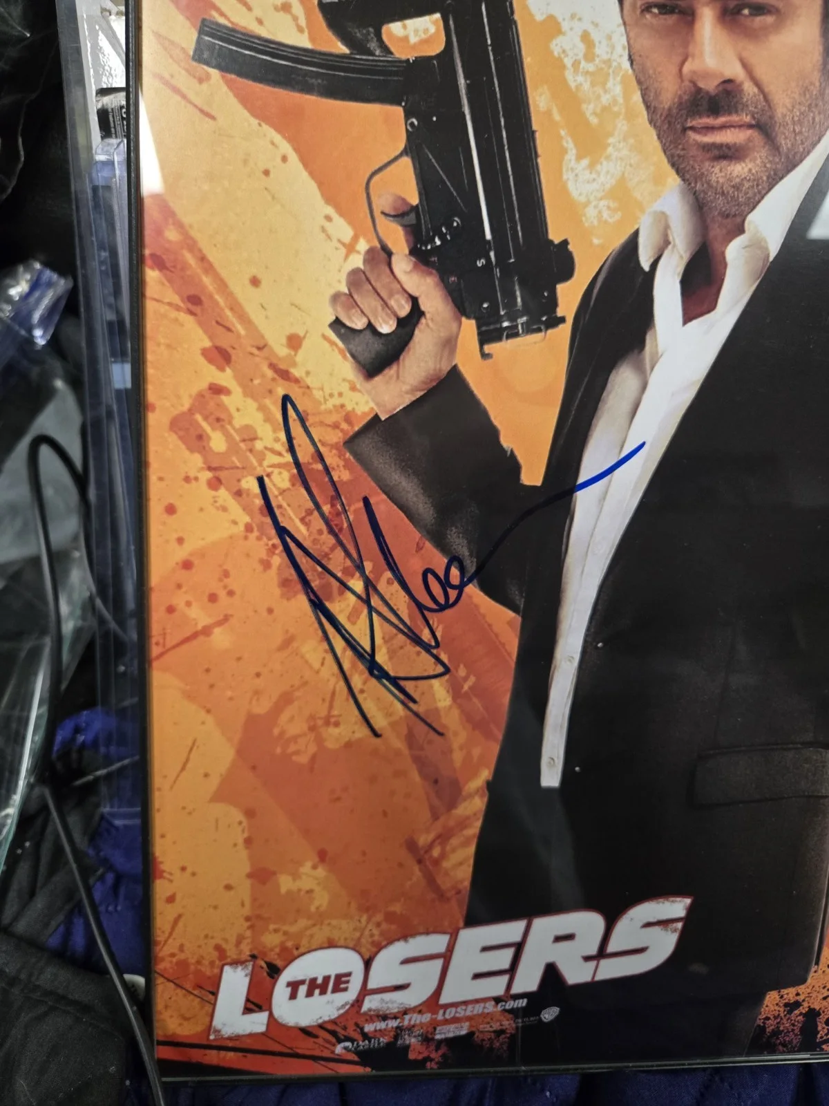 JEFFREY DEAN MORGAN — JEFFREY DEAN MORGAN signed CLAY the losers SIGNED 11x17 Beckett COA, image 3