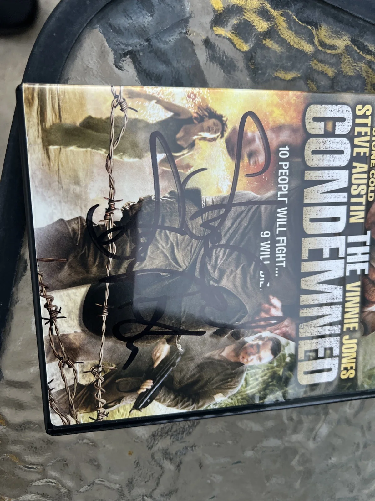Stone Cold Steve Austin Autographed “The Condemned DVD, image 2