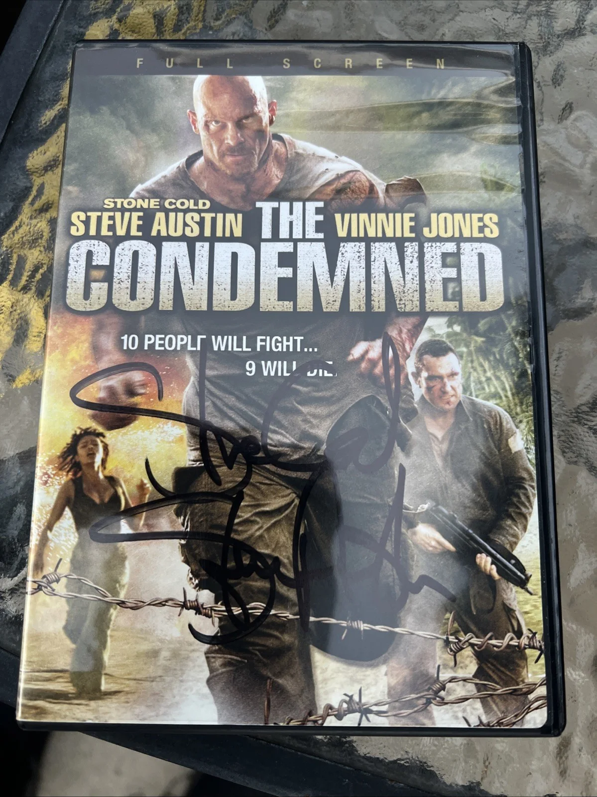 Stone Cold Steve Austin Autographed “The Condemned DVD, image 3