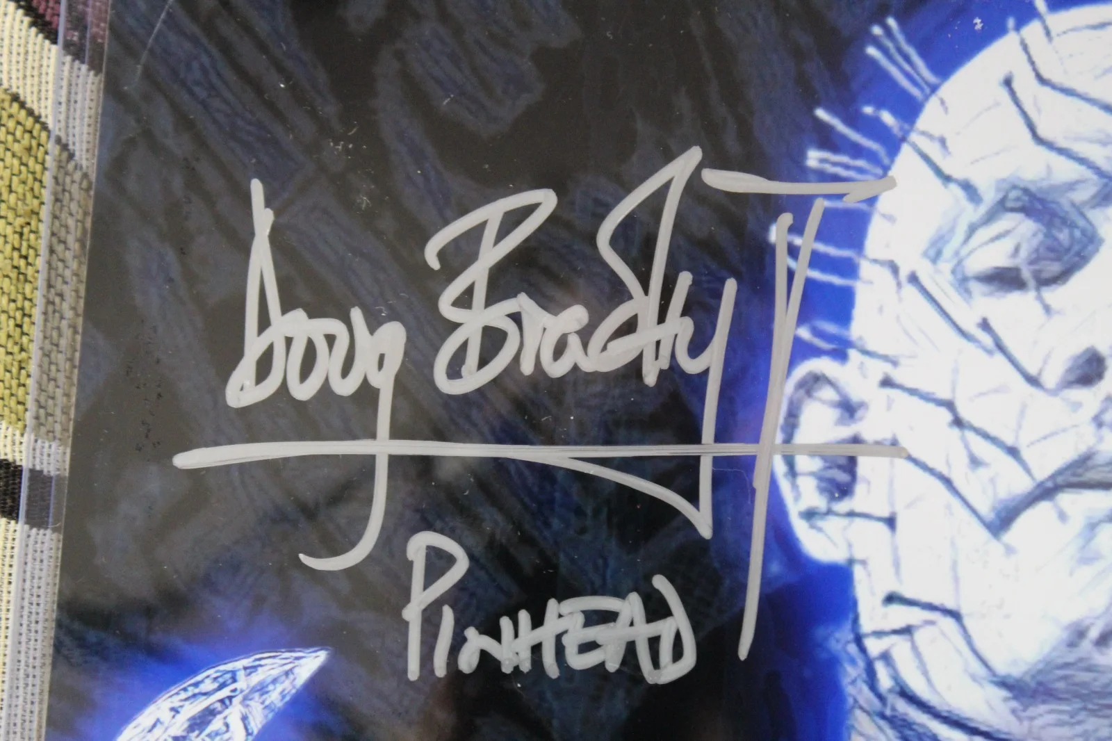 Doug Bradley — Doug Bradley "Pinhead" Hellraiser signed 11x14 photo, Beckett authenticated, image 2