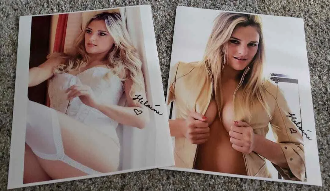 Heloine Moreno: Playboy May 2023, Covergirl -- Signed 8.5x11 Photo LOT OF 2, изображение 2