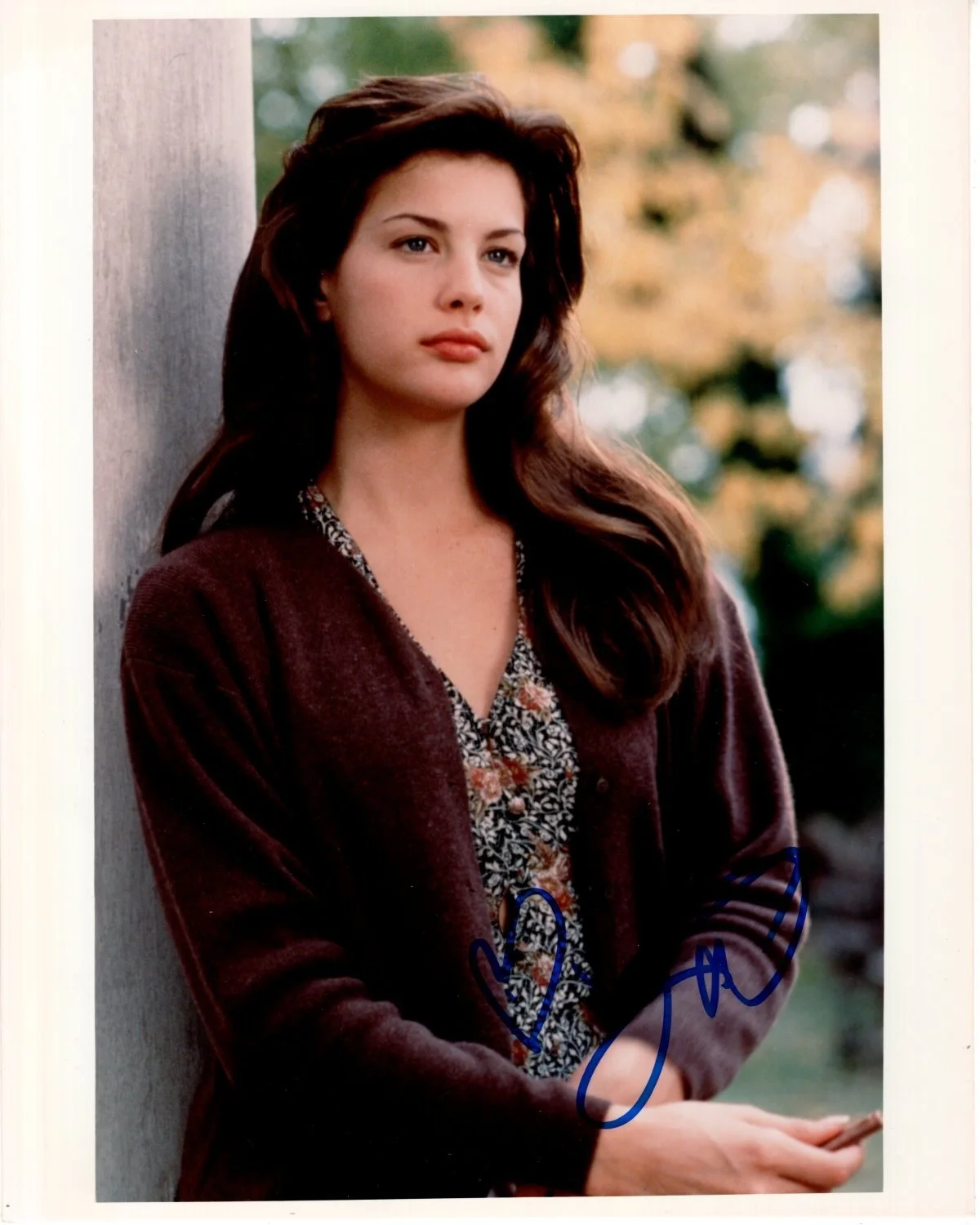 Liv Tyler — LIV TYLER Signed Autographed 8x10 SILENT FALL SYLVIE WARDEN Photo