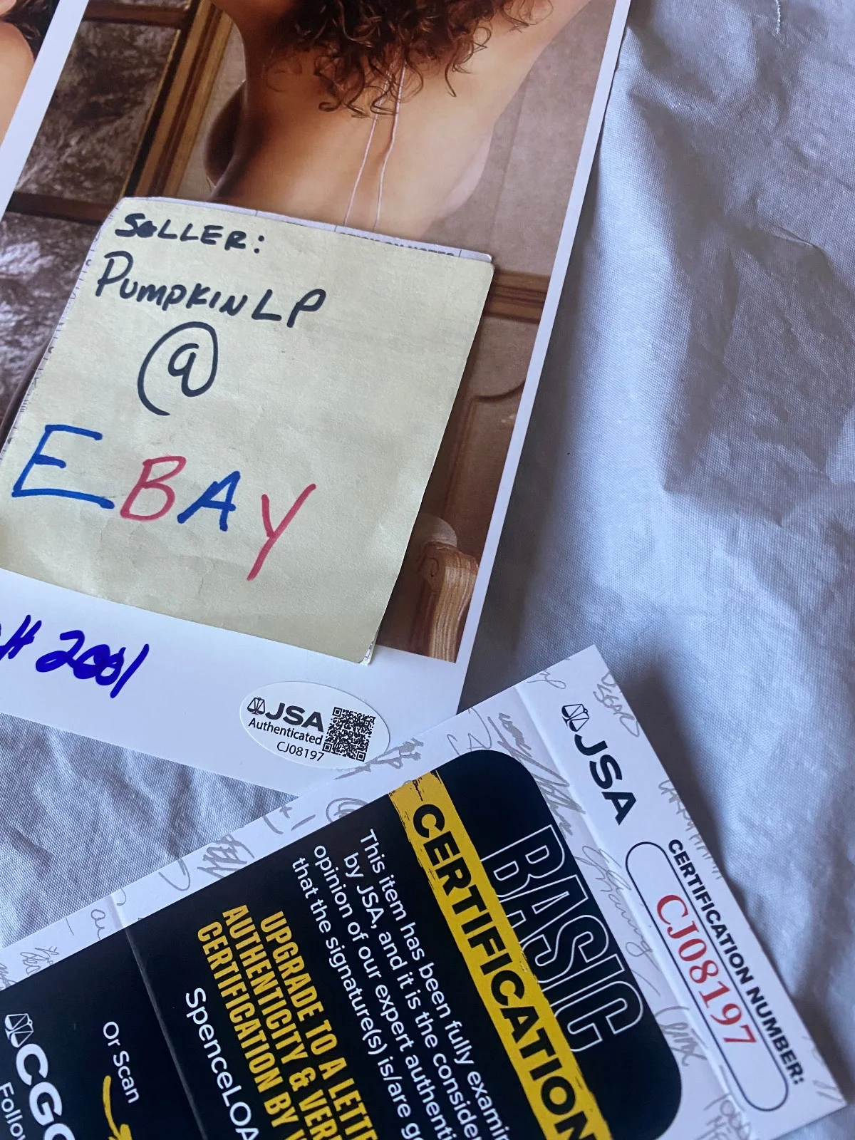 Miriam Gonzalez — RARE Miriam Gonzalez Signed Playboy 8X10 Dual Collage Photo JSA COA, изображение 2