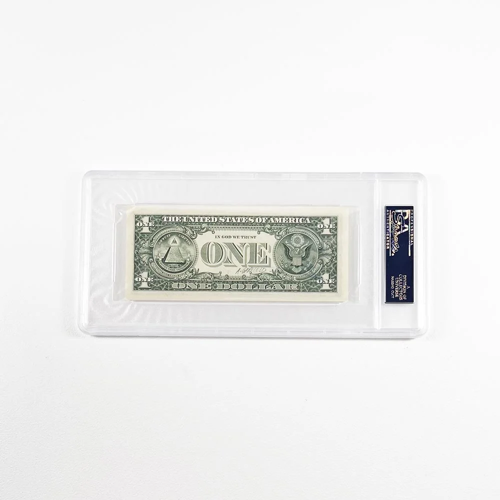 andrew garfield — Andrew Garfield Spider-Man Autographed Signed $1 Dollar Authentic PSA/DNA COA, image 2
