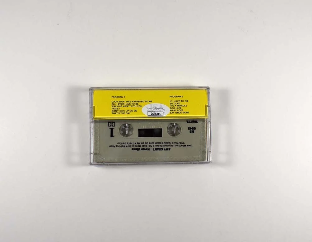 Amy Grant Never Alone Autographed Signed Cassette Tape JSA COA, image 2