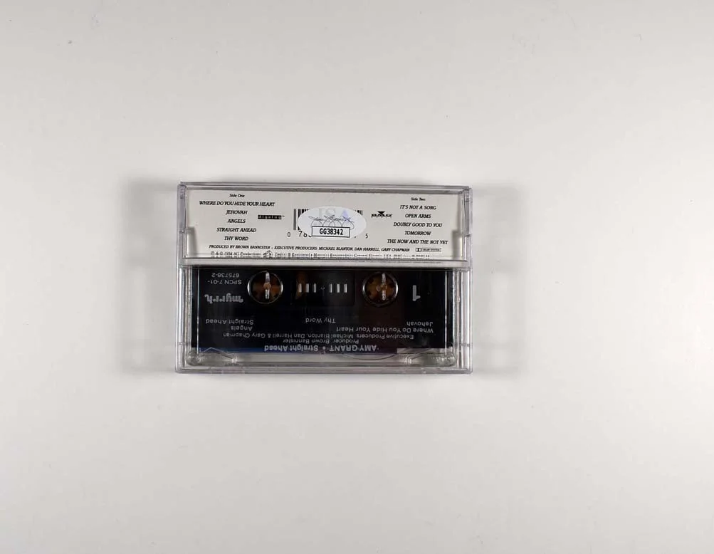 Amy Grant Straight Ahead Autographed Signed Cassette Tape JSA COA, image 2