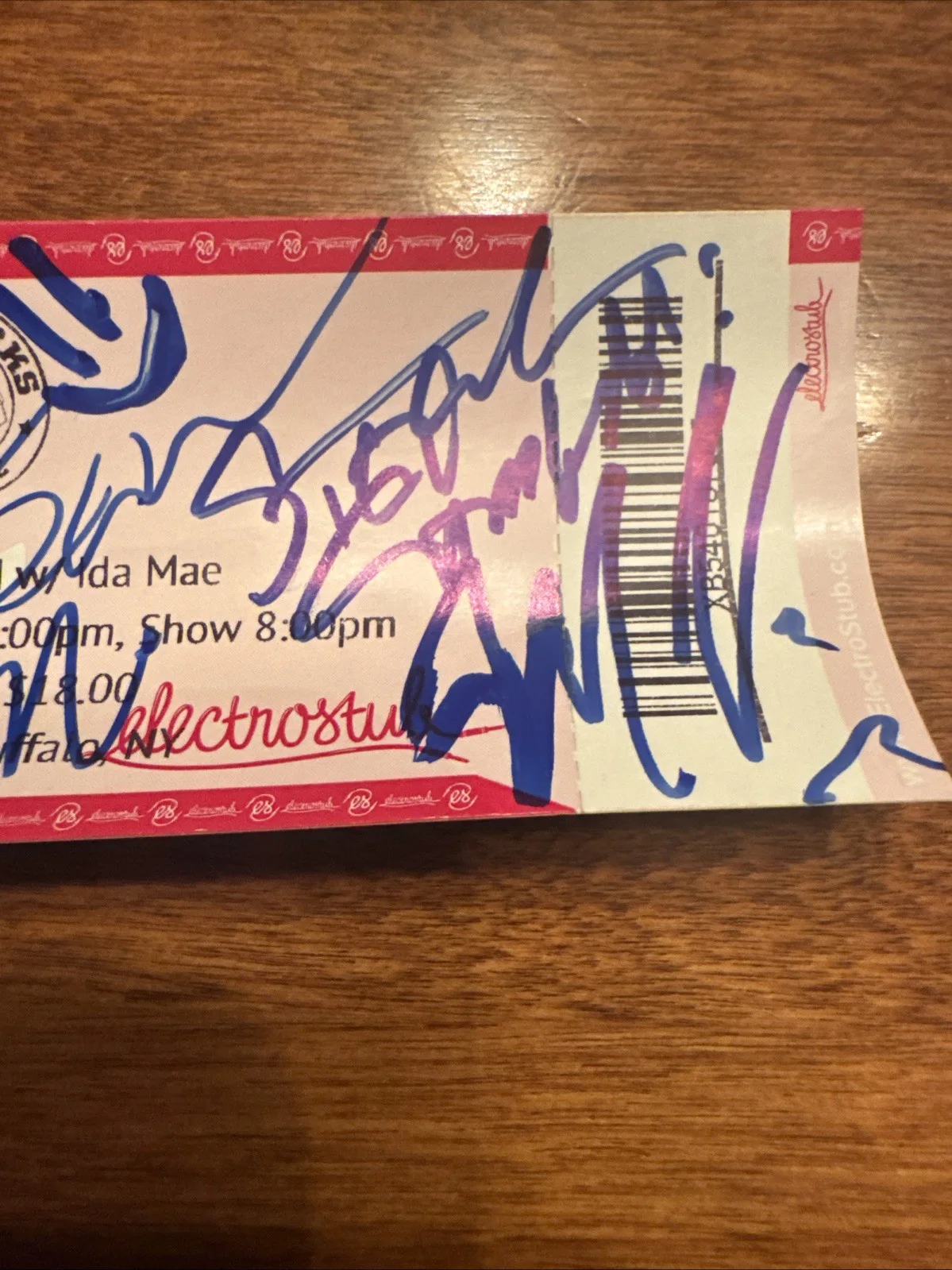 MARCUS KING AND BAND SIGNED AUTOGRAPHED CONCERT TICKET 2018, image 4