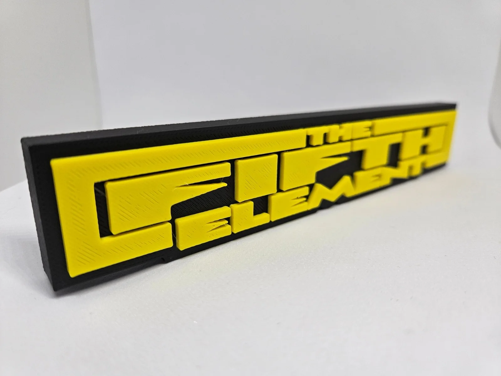 The Fifth Element Logo – 3D Printed Display Sign – Sci-Fi Movie Decor – 18cm, image 2