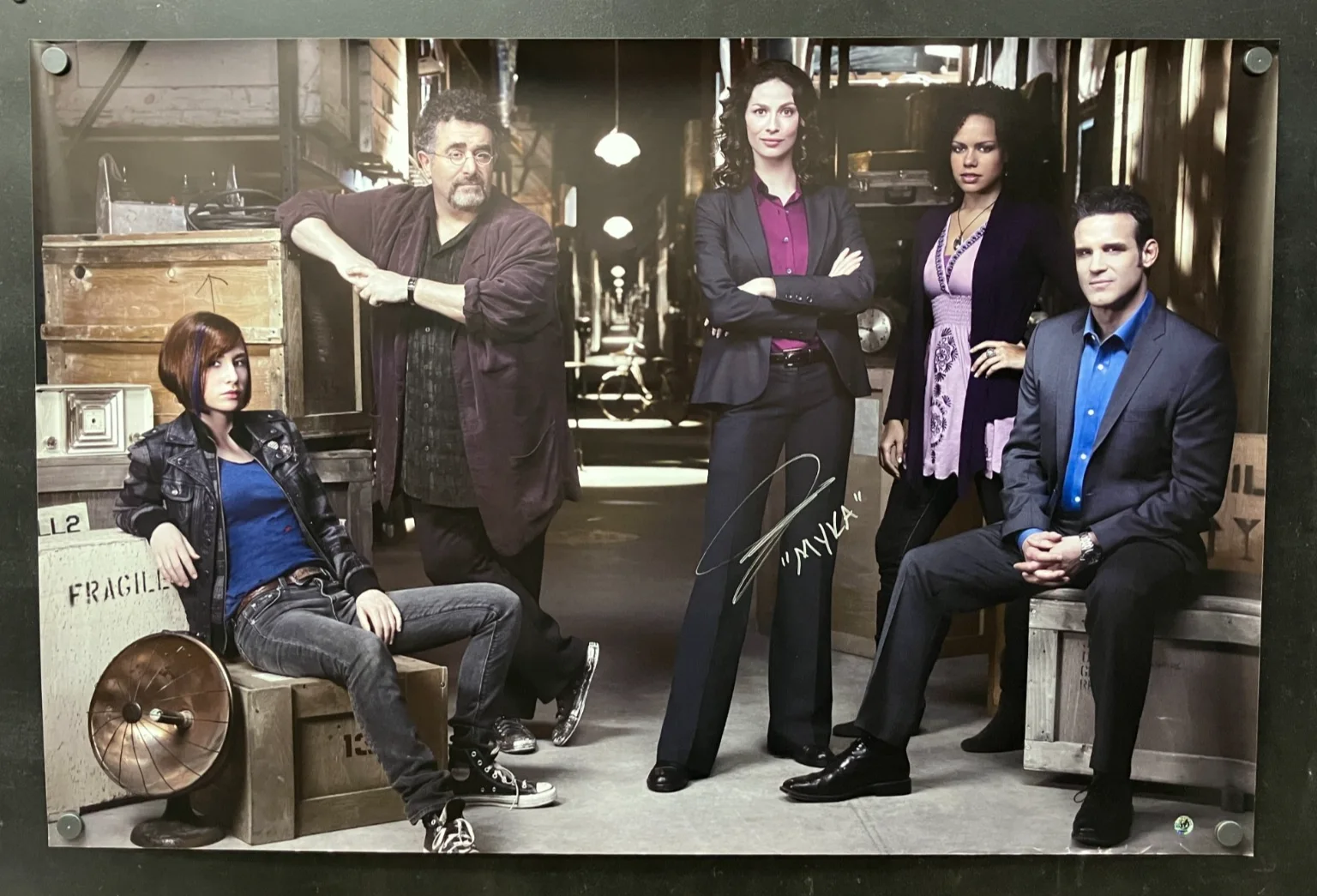 Joanne Kelly — Joanne Kelly "MYKA" Autographed Large Size 36 x 24 WAREHOUSE 13 Photo with COA