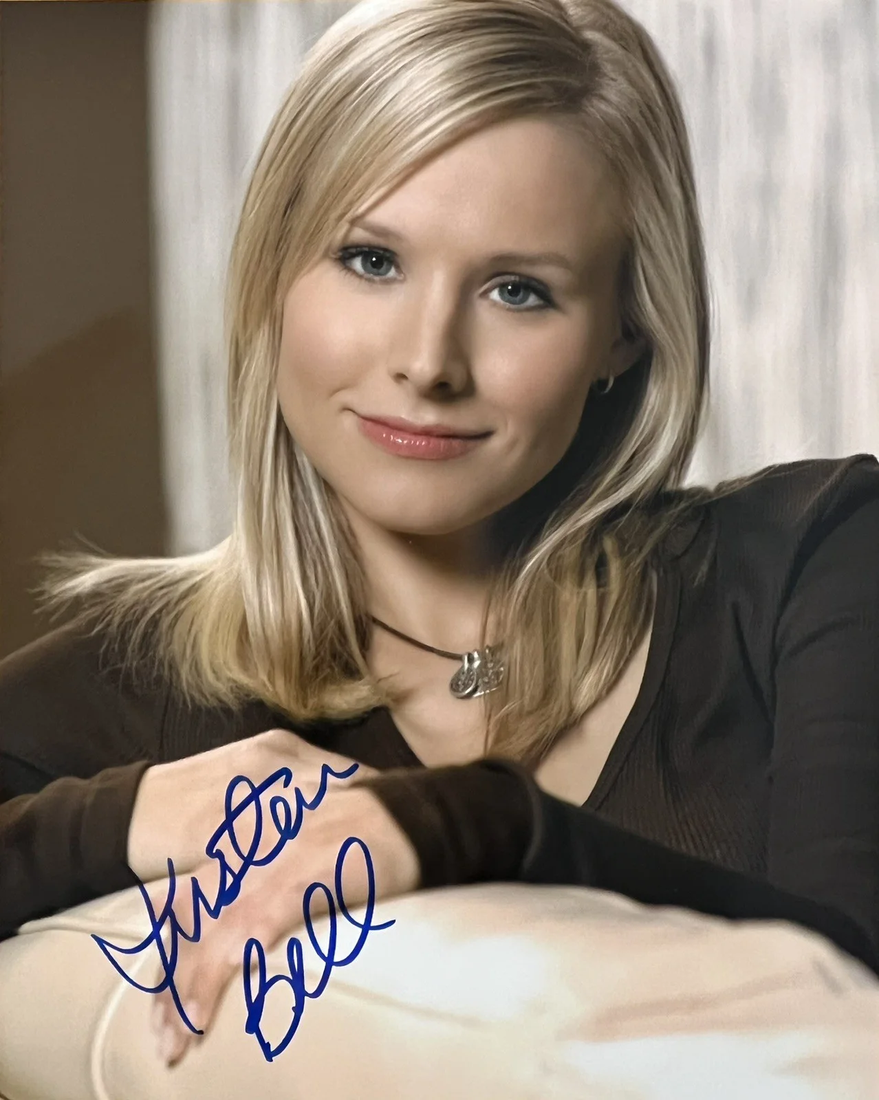 Kristen Bell — Kristen Bell Signed Photo COA Veronica Mars Frozen Autograph