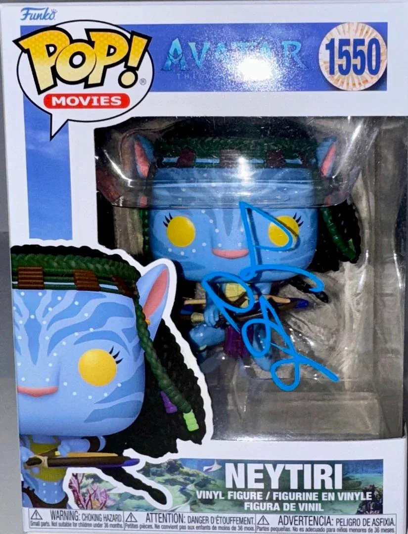 Zoe Soldana Signed Funko Pop #1550 "Neytiri" (Avatar) -Beckett COA, изображение 2