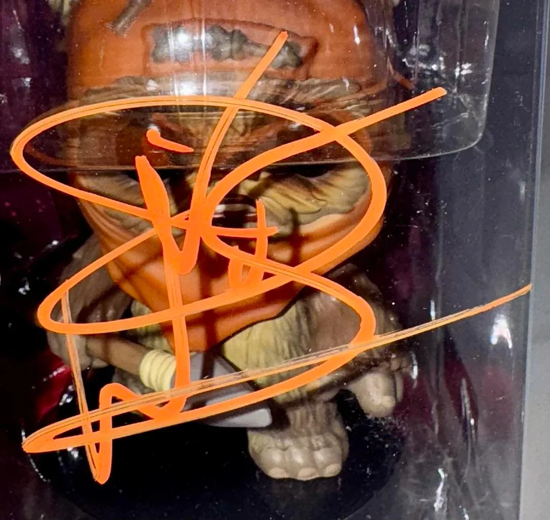 Warwick Davis Signed Funko Pop #608 "Wicket" (Star Wars) - Pristine COA #02, image 3