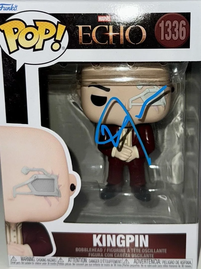 Vincent D'Onofrio Signed Funko Pop #1336 "Kingpin" (Echo) - Beckett COA, image 2