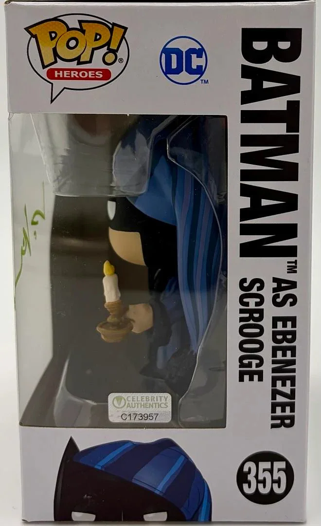 Val Kilmer Signed Funko #355 (Batman as Ebenezer Scrooge)-Celebrity Authentics, image 3