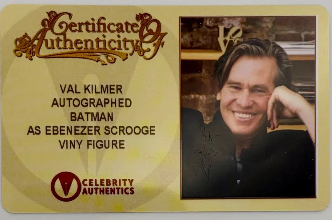 Val Kilmer Signed Funko #355 (Batman as Ebenezer Scrooge)-Celebrity Authentics, image 5