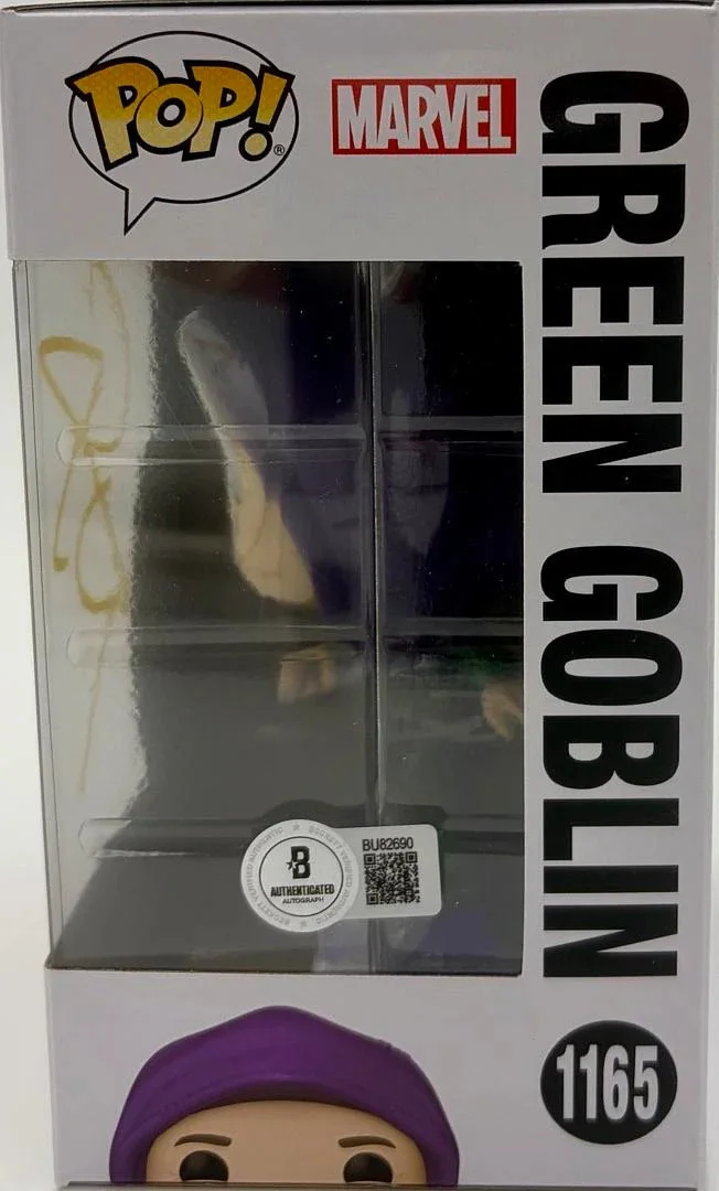 Willem Dafoe Signed Funko Pop #1165 Green Goblin (Spider-Man) - Beckett COA, image 3